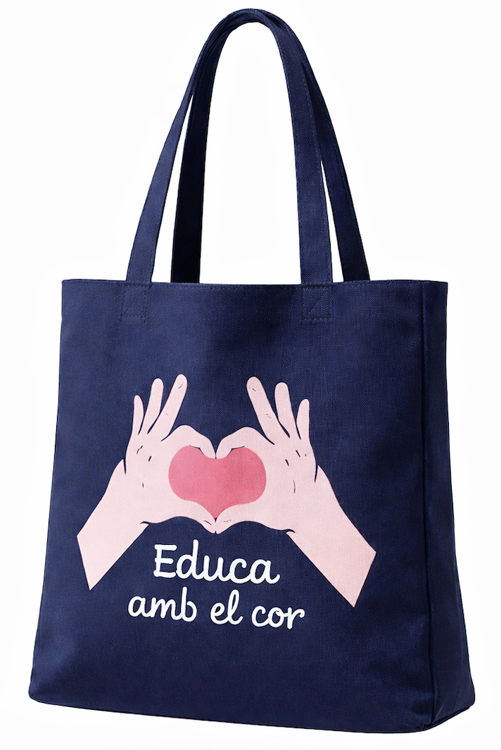 Totebag BorsaDocent · Educa amb el cor
