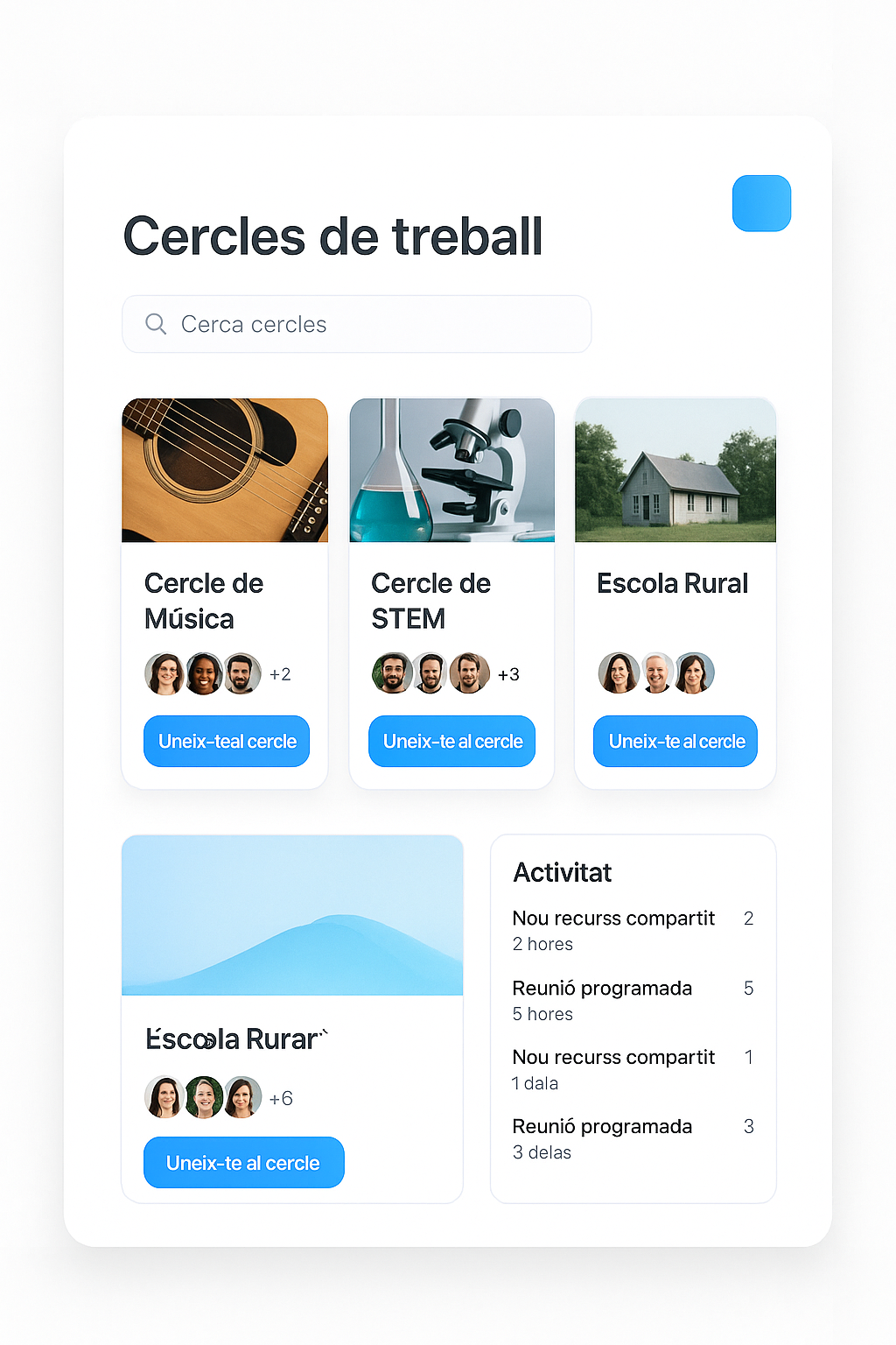Comunitat — Cercles